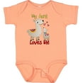 thumbnail image 3 of Inktastic My Aunt Loves Me Llama Boys or Girls Baby Bodysuit, 3 of 5