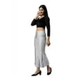 thumbnail image 4 of Stylesindia Women's High Waist Slim Bodycon Shimmer Party Club Night Out Maxi Long Pencil Skirts ( XX-Large, Silver), 4 of 5