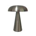 thumbnail image 4 of Retro Mushroom Table Lamp Cordless Touch Dimming Rechargeable Desk Decoration Night Light Reading Lights For Hotel Restaurant, 4 of 5