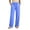Sky Blue, variant on KIHOUT Women's Wide Leg Pants Drawstring Elastic Waist Loose Fit Casual Trousers with Side Pockets Lightweight Beach Vacation Pants for Summer