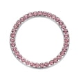 thumbnail image 1 of Auto Engine Start Stop Button Ring Crystal Bling Rhinestone Car Decor Accessories (Pink), 1 of 8