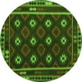 thumbnail image 1 of Ahgly Company Indoor Round Oriental Green Traditional Area Rugs, 8' Round, 1 of 1