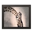 thumbnail image 1 of Gango Home Decor Contemporary Mother and Son by Debra Van Swearingen (Ready to Hang); One 16x12in Black Framed Print, 1 of 3