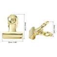 thumbnail image 2 of Unique Bargains Binder Clips, Light Gold, 30 Pack, 2 of 5