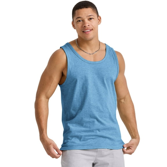 Hanes Men's Tank Top Sleeveless Shirt Tri-Blend Originals Lightweight sz S-2XL