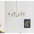 thumbnail image 4 of Cohen 36 inch pendant in black and brass, 4 of 9