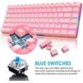 thumbnail image 5 of AK33 Mechanical Keyboard, Wired Rainbow Backlit USB Gaming Mechanical Keyboard For Gamers(Blue switch), 5 of 8