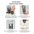 thumbnail image 4 of Mini Cafetière, Machine à Café Portable au Design 2 en 1 Portable pour la Randonnée, 4 of 7