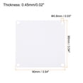 thumbnail image 2 of Filtro de polvo para PC Uxcell 6PCS, cubierta de malla a prueba de polvo para ventiladores de 90x90mm de PVC para chasis de computadora blanca, 2 of 4