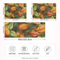 thumbnail image 2 of Yayeee Pillowcase Standard Size Set of 2 Satin Wrinkle Resistant Pillow Case, Green Retro Leaves, 2 of 7