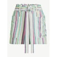 thumbnail image 5 of Free Assembly Women's Paperbag Belted Shorts, 5 of 6
