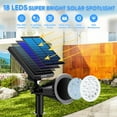 thumbnail image 2 of Focos solares KEV 800 lúmenes, 18 LED, IP65, impermeables, paquete de 4, 2 of 6