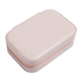 thumbnail image 2 of Caja organizadora de joyas, contenedor de cuero PU, soporte portátil para almacenamiento de joyas para BBRosa Yuyangstore Organizador de joyas, 2 of 7