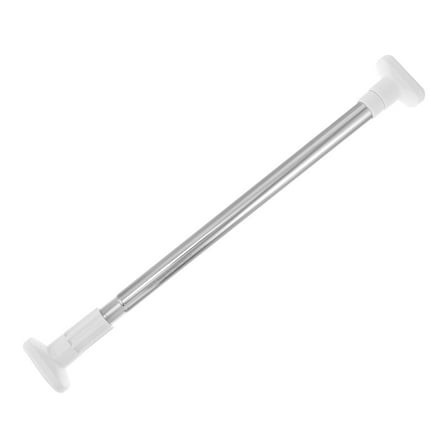 QIFULL 1Pc Multi Purpose White Extendable Rail Bar for Clothes Drying and Curtains