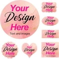 thumbnail image 1 of Custom Design Your Own Personalized Labels Waterproof Vinyl Stickers Dishwasher Safe Label for Business Logo, 1 of 3