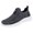 Grey, variant on Men's Fashion Sneakers Lightweight Soft Sole Sport Shoes Breathable Fly Woven Mesh Athlet𝗂c Shoes S𝗅ip On Casual Walking Shoes Comfortable Fashion Knit L𝗈afers Shoes