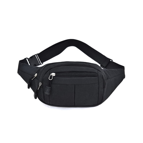 Sonducket Riñonera de tela Oxford para hombre, bandolera informal ajustable con varios bolsillos, para el pecho, bolsa de viaje, regalo de Type2 NO2