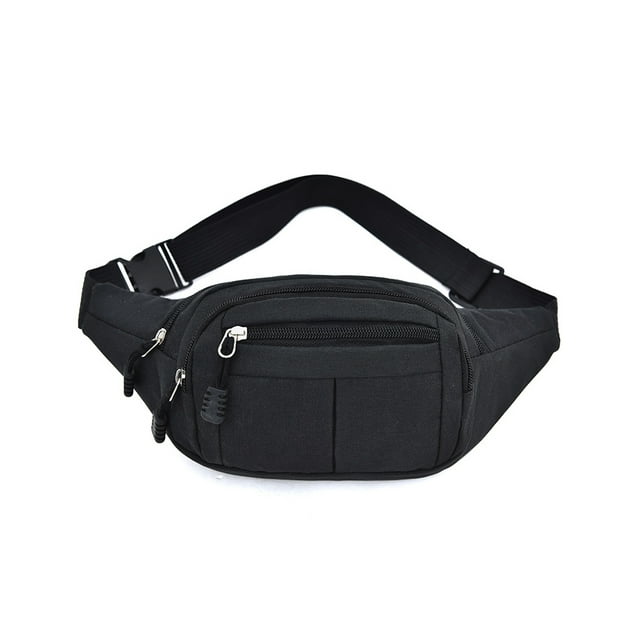 Sonducket Riñonera para hombre, ajustable, informal, de repuesto, a la moda, portátil, para hombro, cruzado, en el pecho, bolsas deportivas, bolsa de Bolsas de mensajero y de hombro Negro Sonducket AP018585-02
