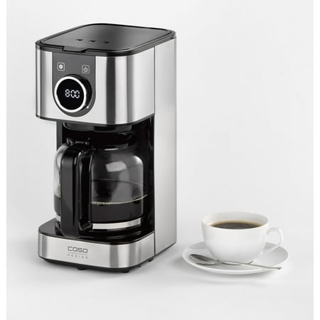 Caso Design - Hot Brew 10 cup Coffee Maker - Stainless Steel