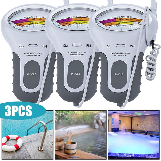 Cloro Residual PC102 Piscina Detector Cloro Residual PH Detección Del CL & PH Detección Cloro Aguas Termales