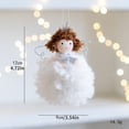 thumbnail image 3 of Bonita falda de malla rosa con colgante de ratón de ballet y corona dorada, decoración creativa de ratón para Año Nuevo y Navidad, 3 of 5