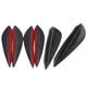 thumbnail image 5 of Speravity Paquete de 4 difusores universales de labios para parachoques de coche, alerones adhesivos, divisores de vehículos, protectores contra Automoción decorativa y accesorios Fibra de carbon Speravity VI001842-01B, 5 of 6