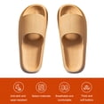 thumbnail image 3 of Bolsa Sandalias Suaves Zapatillas Antideslizantes Diapositivas Para Verano Playa Mar (Café 34-35) Sywqhk Para Estrenar, 3 of 9