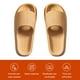 thumbnail image 2 of Bolso Sandalias Suaves Zapatillas Antideslizantes Diapositivas Para Verano Playa Mar (Café 38-39), 2 of 8