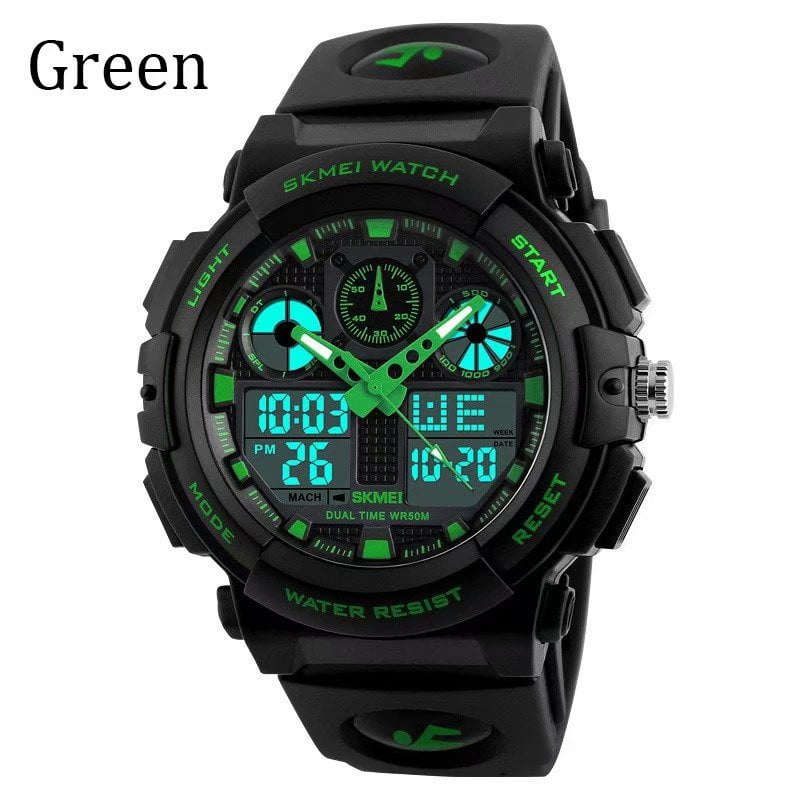 digital watch dual time
