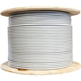 thumbnail image 2 of 1000 Foot Bulk Shielded Cat6 Gray Ethernet Cable, Solid, Spool, (CMR) Riser Rated, 23AWG Network Cable, 4 pair Solid Bare Copper, ( FTP) Internet Patch Cable, CableWholesale, 2 of 4