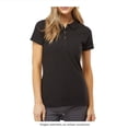 thumbnail image 4 of Playera M&O Knits para Mujer Polo Dos Botones Manga Corta, 4 of 4