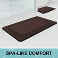 thumbnail image 6 of Smiry Memory Foam Bathroom Mat Rug 36" x 24", Ultra Soft Absorbent Bath Rug, Non-Slip Machine Washable Bath Carpet, Brown, 6 of 8