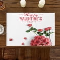 thumbnail image 2 of Valentine''s Day Placemats Set of 4, Romantic Rose Placemat for Dining Table Decorations, Cotton Linen Pink Floral Place Mats, Valentines Table Mats for Kitchen Dinner Anniversary Holiday Party Decor, 2 of 6