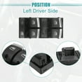 thumbnail image 3 of Unique Bargains Unique Bargains 1Pc Front Left Driver Side Master Power Window Switch Fit for Audi A3 Hatchback 2011-2013, 3 of 7