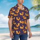 thumbnail image 3 of Fotbe Stars and Fox Cute Camisa Hawaiana para Hombre Unisex – Camisa Casual de Verano con Botones de Manga Corta de Algodón y Lino,X-Large, 3 of 7