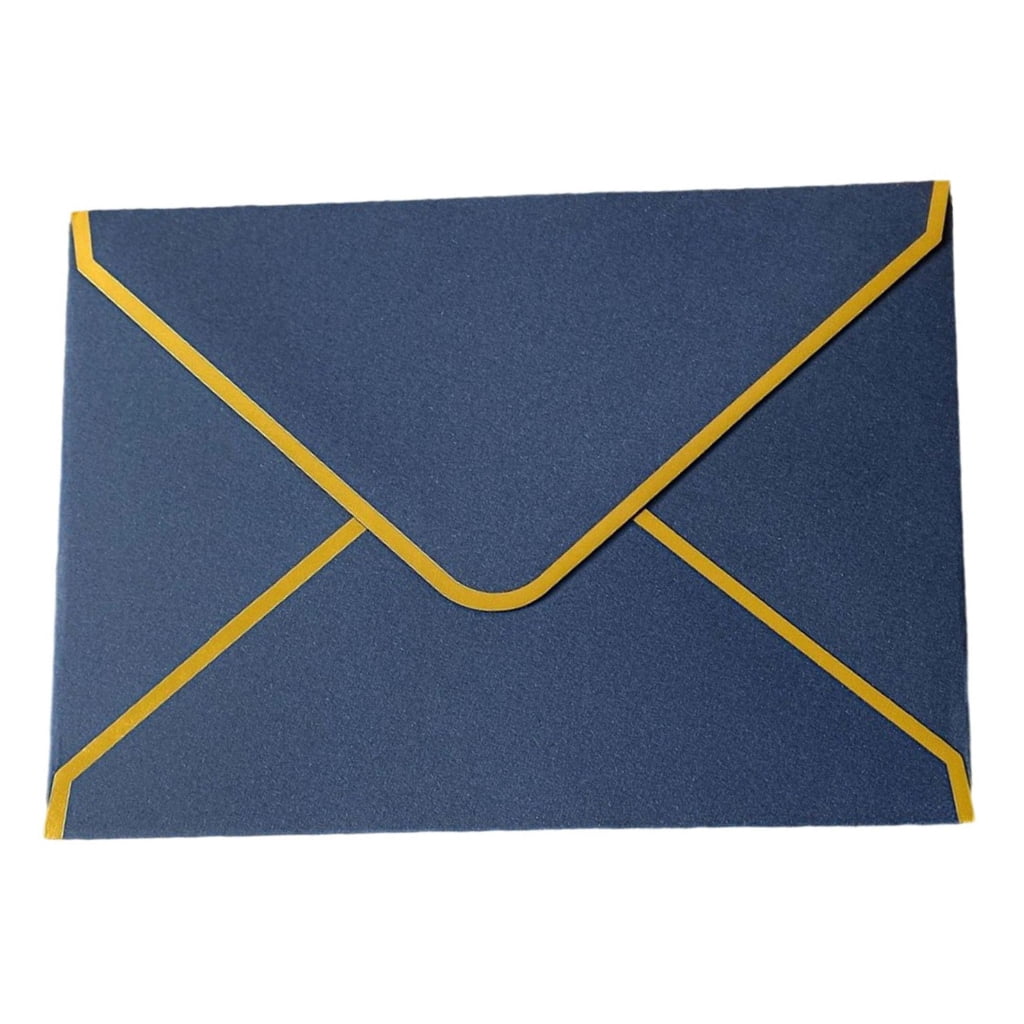 100pcs Lavishness A7 Mailing Envelopes for Formal Incidents 5x7 Foot Black Writing Materials