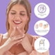 thumbnail image 3 of Press-On Nails Impress Snooze, corto francés, forma ovalada, 3 of 8