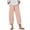 Pink, variant on Pntutb Best Women Solid Pants Comfortable Elastic High Waist Casual Beach Pants