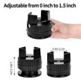 thumbnail image 4 of Bed Risers, Adjustable Furniture Risers Height Adjustable 1.8in-2.3in, 4 of 5