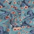 thumbnail image 6 of Kll Underwater Animals And Flowers Print Women'S Sarong Coverups Short Bathing Suit Wrap Skirt Beach Wrap Swimsuit Cover Ups, 6 of 7
