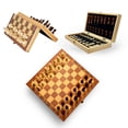 thumbnail image 1 of Tablero De Ajedrez De Madera Diversiones Bago Magnético Plegable 29 x 29cm, 1 of 8