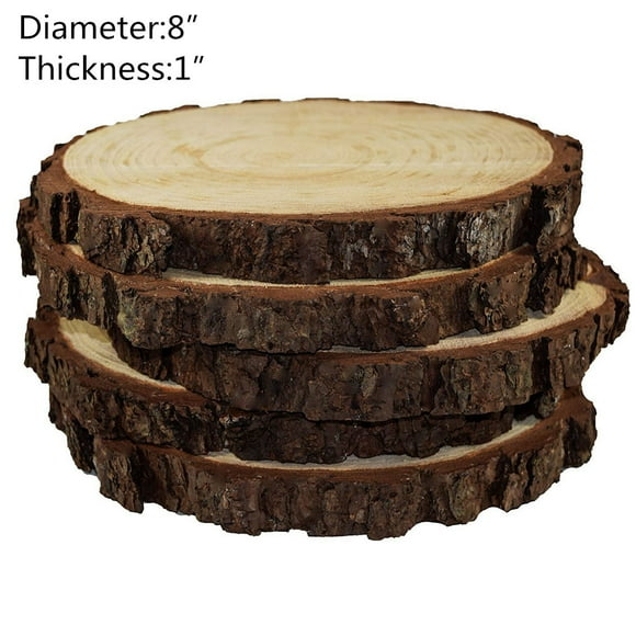 Large Wood Slices Centerpieces