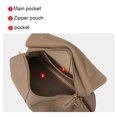 thumbnail image 4 of Genuine Cowhide Women Cloud Bag, Elephant Grey Pebbled Leather Handbag Crossbody Bag, 4 of 9