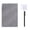Gray, variant on A5 Reusable Whiteboard Notebook - Erasable Dry Erase Journal With Pen & Cloth - Portable Smart Note Pad For Office Meeting, School & Home Planning - Eco Friendly Writing Tablet