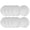 White, variant on O'Creme 14" Gold Round Cake Board Drum, Pack of 10, 1/4" Thick Foil-Wrapped Cake Board for Decorating, Display, and Transport