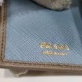 thumbnail image 6 of Pre-Owned PRADA Prada Tri-fold Wallet 1MH025 Greige Saffiano Leather Women's, 6 of 10