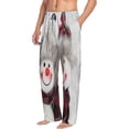 thumbnail image 2 of Daiia Christmas Snowman With Hat Men's Sleep Pant with Pockets and Drawstring,Pajama Pants-Large, 2 of 9
