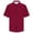A1-Wine1864, variant on XIAONU Solid Print Shirt for Men Short Sleeve Zip Front Outdoor Tops