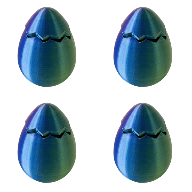Caja Almacenamiento Pascua en Forma Favores Fiesta () Azul Verde