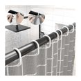 thumbnail image 3 of Shower Curtain, Anti-Mildew Shower Curtain 180x180cm Washable Shower Curtain Durable Shower Curtain for Bathroom, Exhibition, 3 of 5